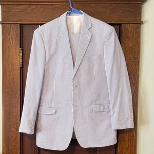 Men’s Saddlebred Seersucker Suit